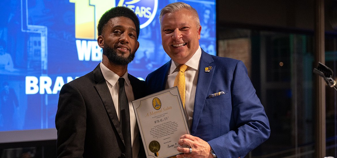 Mayor Scott supports the 75th Anniversary of WBAL